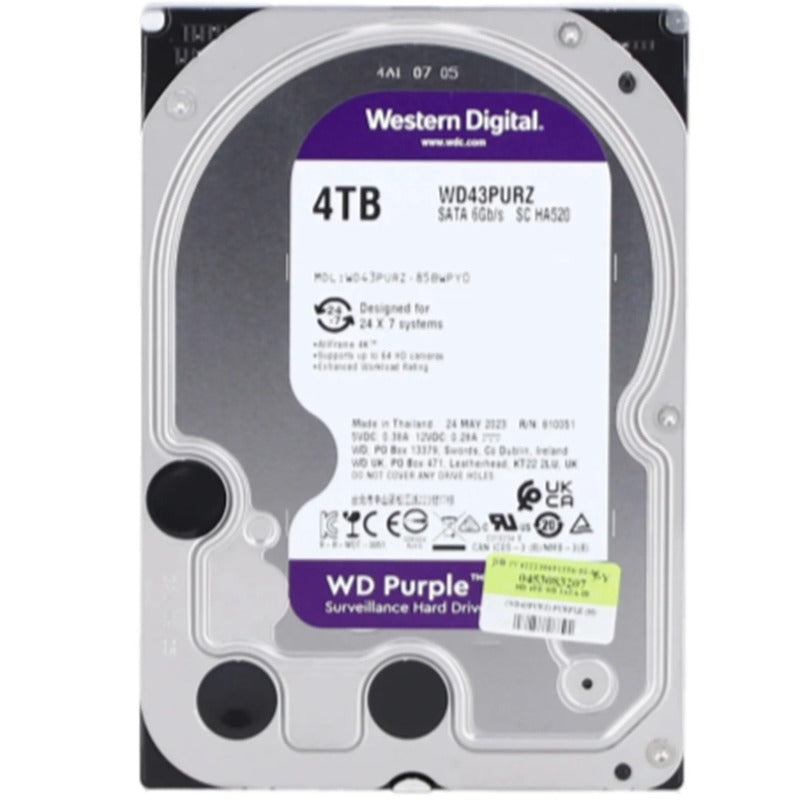 WD Purple 4TB Surveillance HDD — Western Digital | Guards on Duty Shop