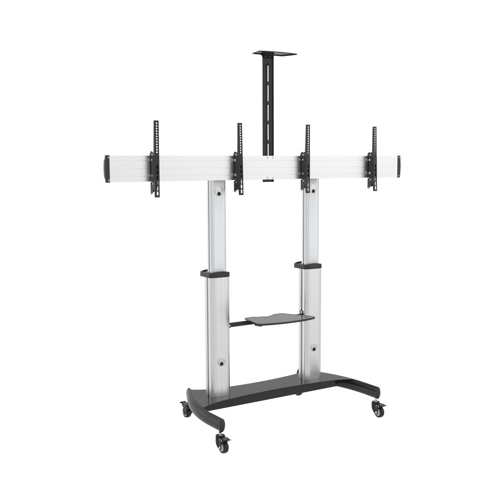 Bracket Dual 37-60inch Av Trolley Stand 50kg, 1.6m — LinkQnet | Guards on Duty Shop