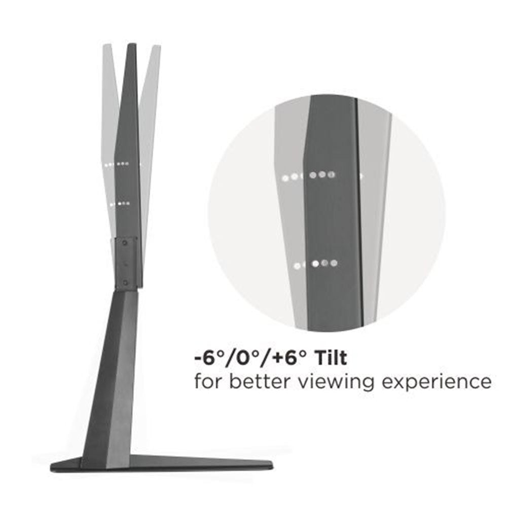 Minimalist Style Adjustable Tabletop TV Stand 32”to 70” 50kg (TVARM-DMS01)