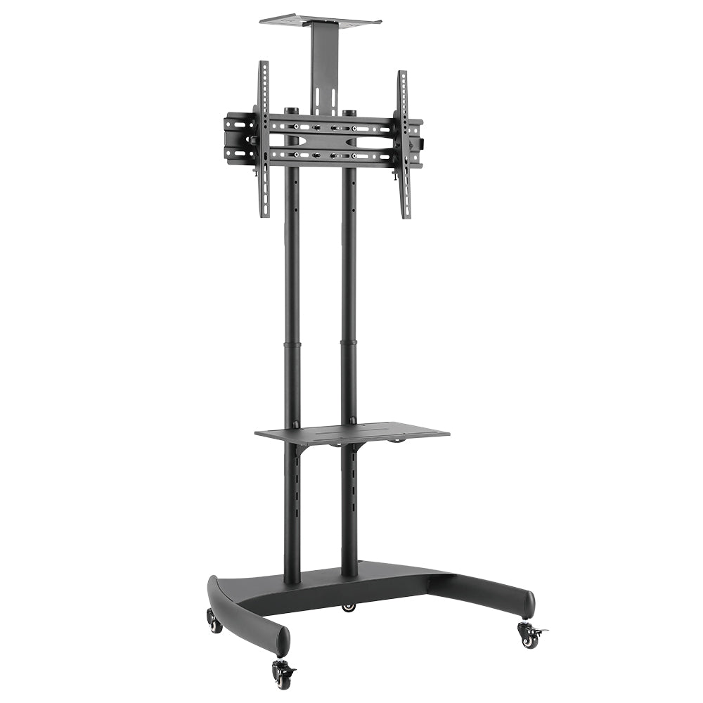 Economy Tilt Height-Adjustable Steel Mobile AV Trolley (TVARM-TVST01B)