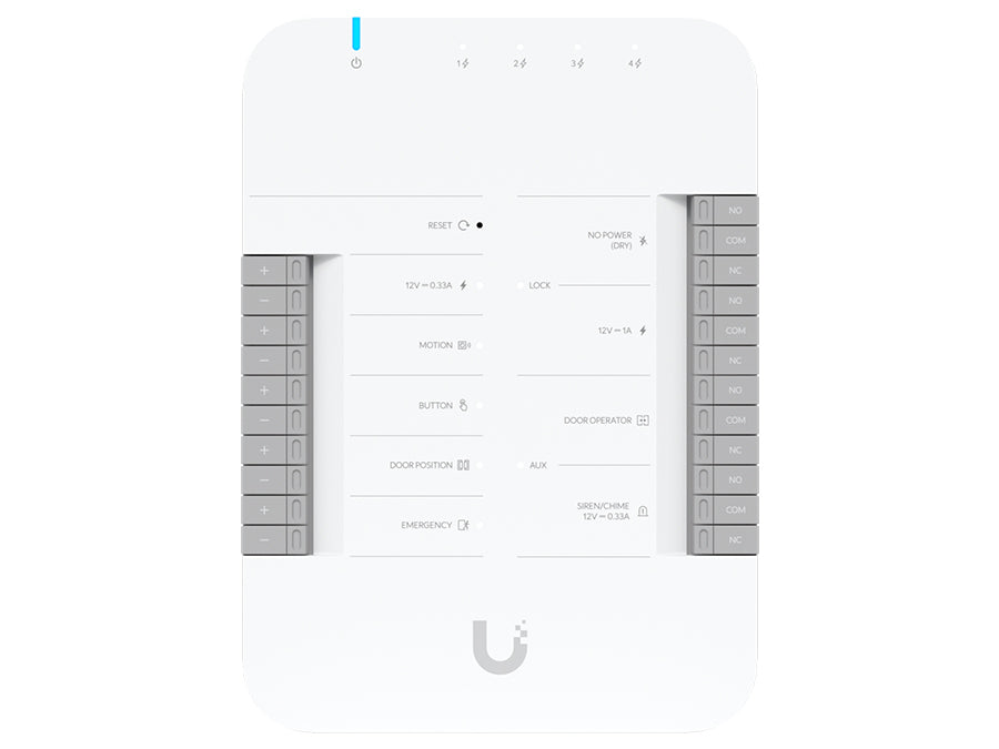 Ubiquiti UniFi Access Door Hub 4x Input, 4x Relay | UA-Hub-Door - Guards On Duty Shop & Security Guards