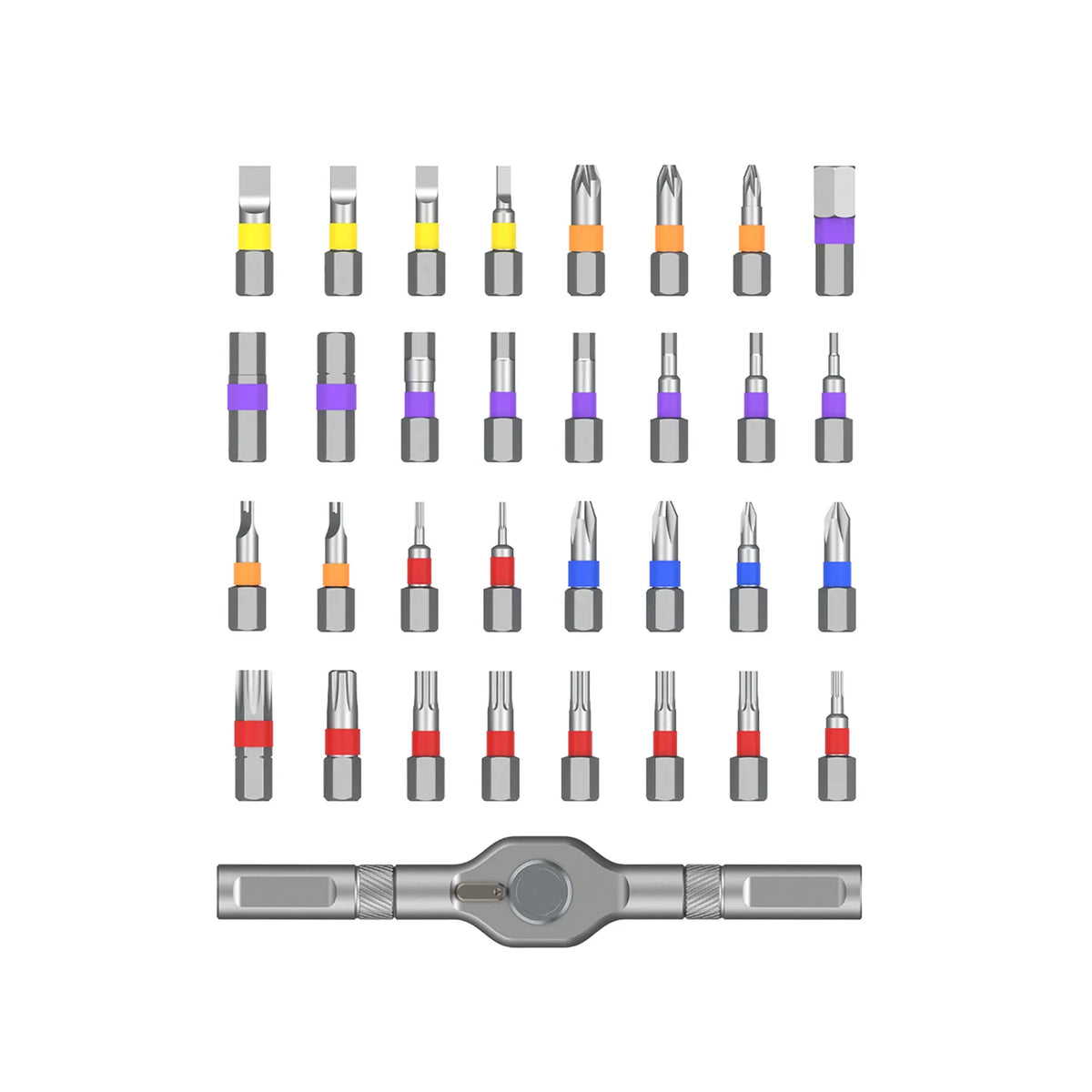 34-in-1 Compact T-Handle Ratchet & Bit Set