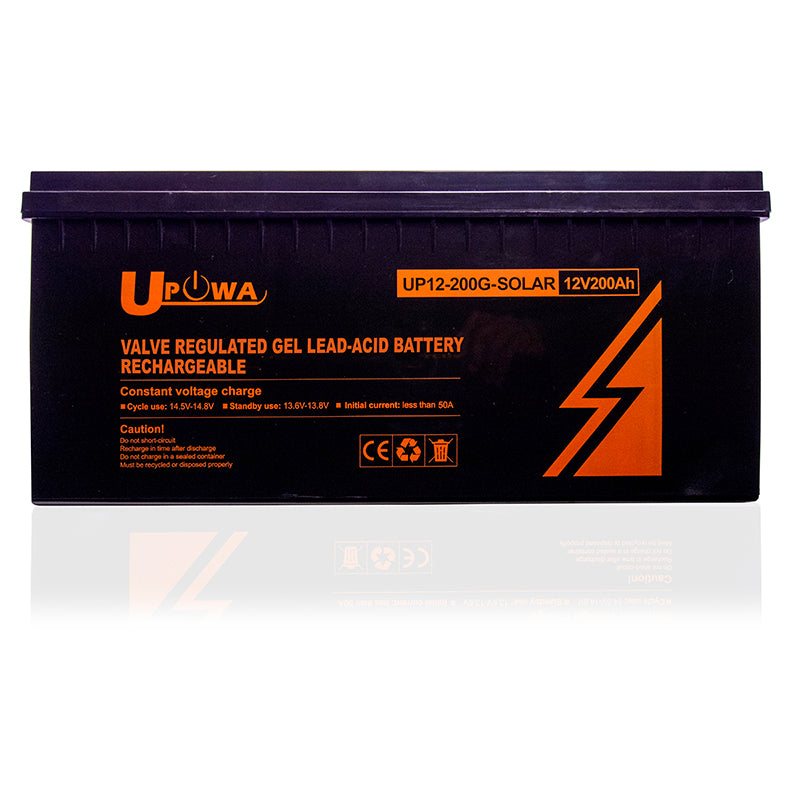 Upowa - Upowa 12-200G GEL BATTERY - Guards On Duty Shop & Security Guards
