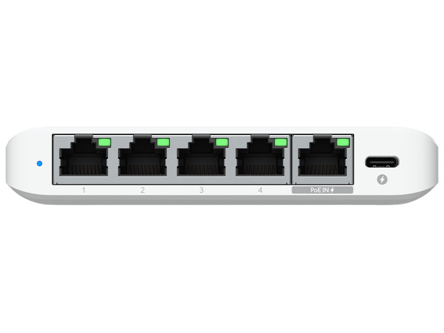 Ubiquiti UniFi Flex Mini 2.5Gbps 5 Port Switch with PoE Input - Guards On Duty Shop & Security Guards