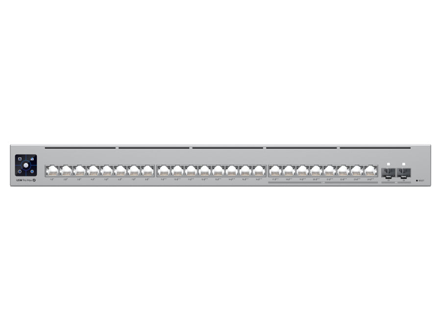 Ubiquiti UniFi Pro Max Switch 24 with 16PoE 8x 2.5Gbps PoE++ 400W - Guards On Duty Shop & Security Guards
