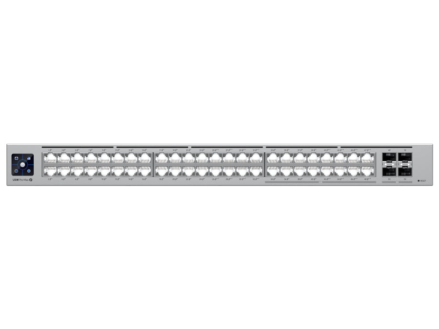 Ubiquiti UniFi Pro Max Switch 48 with 32PoE 16x 2.5Gbps PoE++ 720W - Guards On Duty Shop & Security Guards