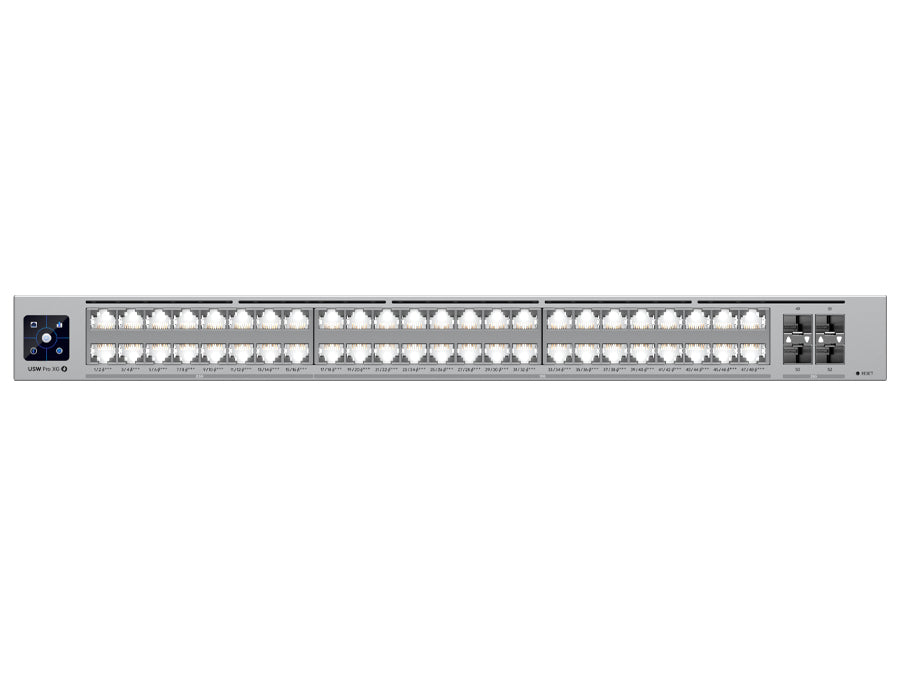 Ubiquiti UniFi Pro XG Switch 32 x 10Gbps 16 x 2.5Gbps PoE+++ 2SFP28 1080W - Guards On Duty Shop & Security Guards