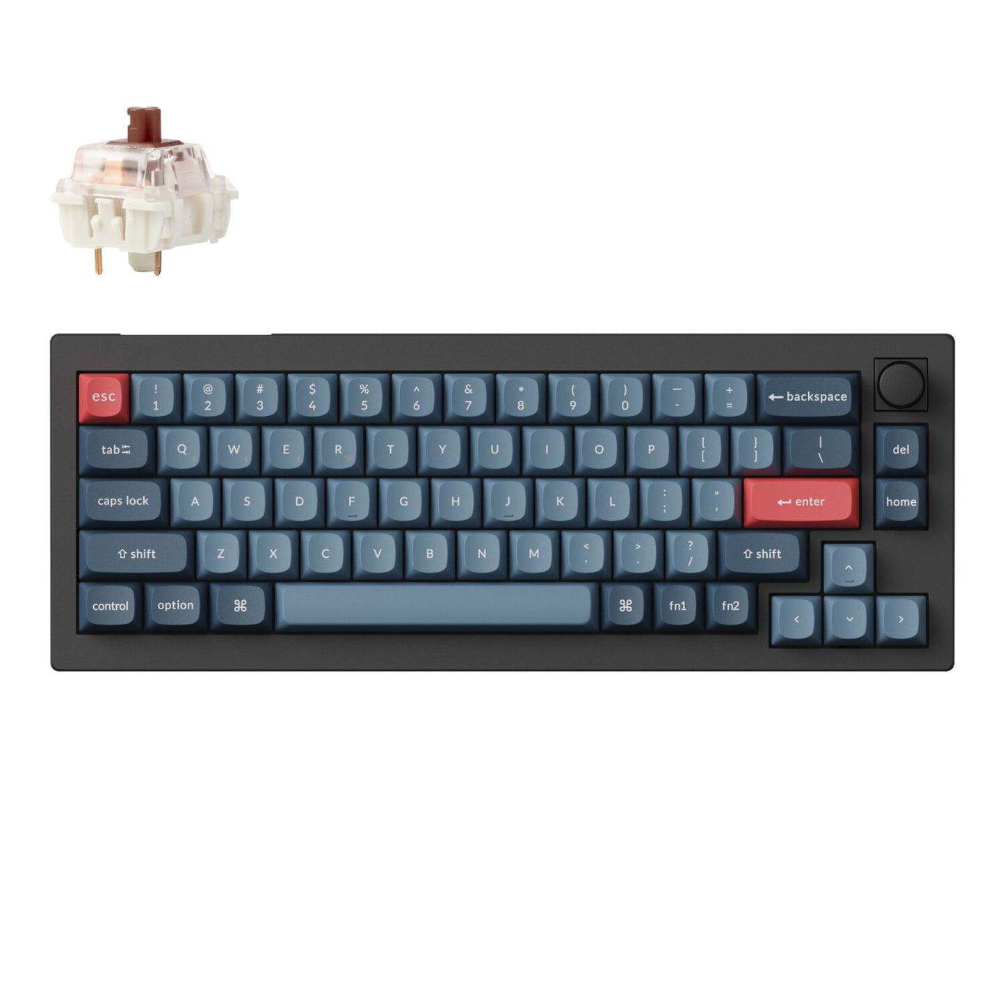 Keychron V2 Max 65% RGB Mechanical Keyboard - Gateron Jupiter Brown - Guards On Duty Shop & Security Guards