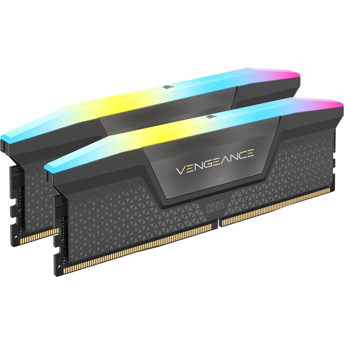 Corsair VENGEANCE RGB DDR5 32GB (2 x 16GB) DDR5 6000 CL38-44-44-96 1.35V Intel XMP & AMD EXPO - Black