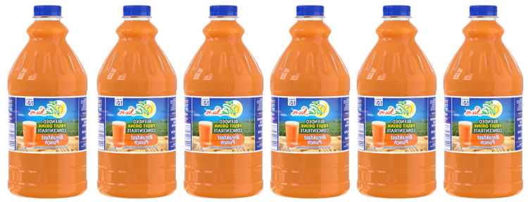 Vita Sun 6 X 2L Breakfast Punch 8% Blended Fruit Drink Concentrate 2 Liter (Sold 6 X 2L Per Case) Vita Sun Breakfast