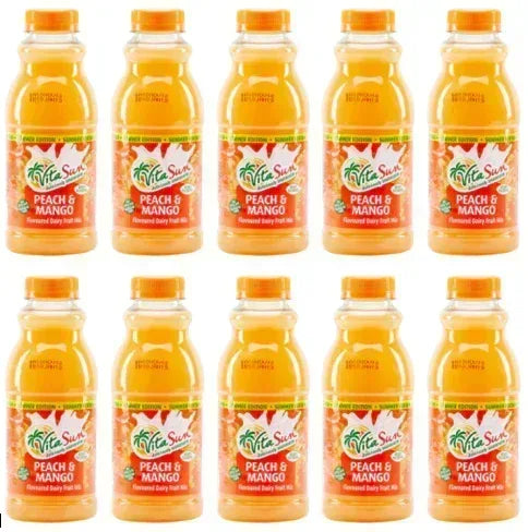Vita Sun 10 X 500ml Dairy Blend Peach Mango Fruit Drink (Sold 10 X 500ML Per Case) Guards On Duty Security