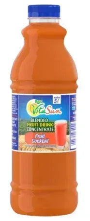 Vita Sun 9 X 1Lt Fruit Cocktail 8% Blended Fruit Drink Concentrate 1 Liter (Sold 9 x 1L Per Case) Guards On Duty Security