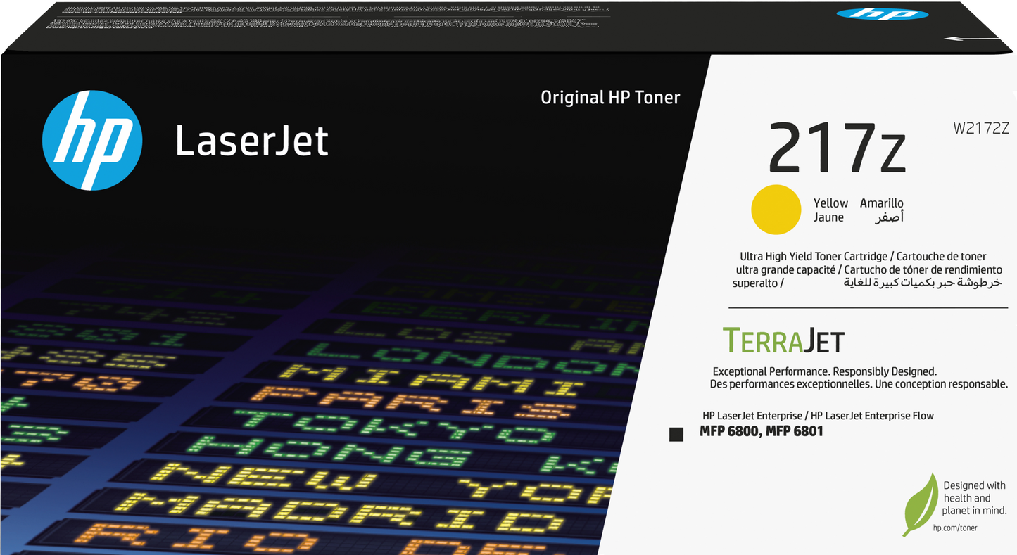 HP 217Z Yellow Original LaserJet Toner Cartridge - Guards On Duty Shop & Security Guards