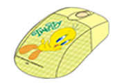 Tweety Optical Usb Mouse Colour: Green