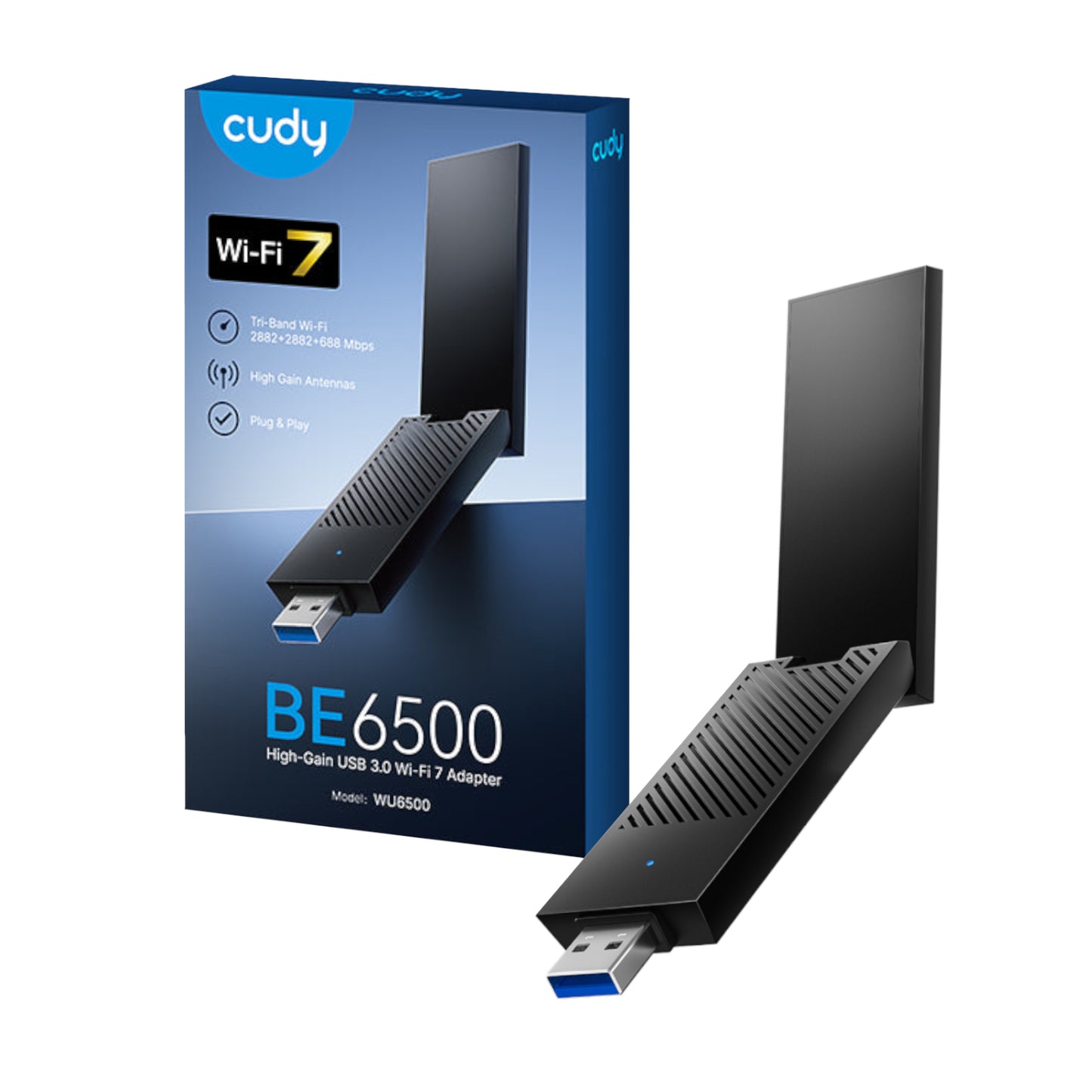 Cudy BE6500 Tir-Band Wi-Fi7 USB 3.0 Adapter - Guards On Duty Shop & Security Guards
