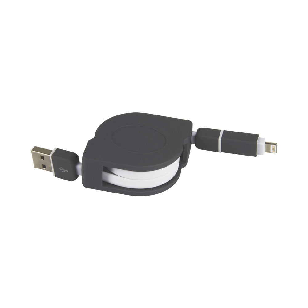Unitek 1m Usb to Lightning Cable Retract(y-c440d) — Unitek | Guards on Duty Shop
