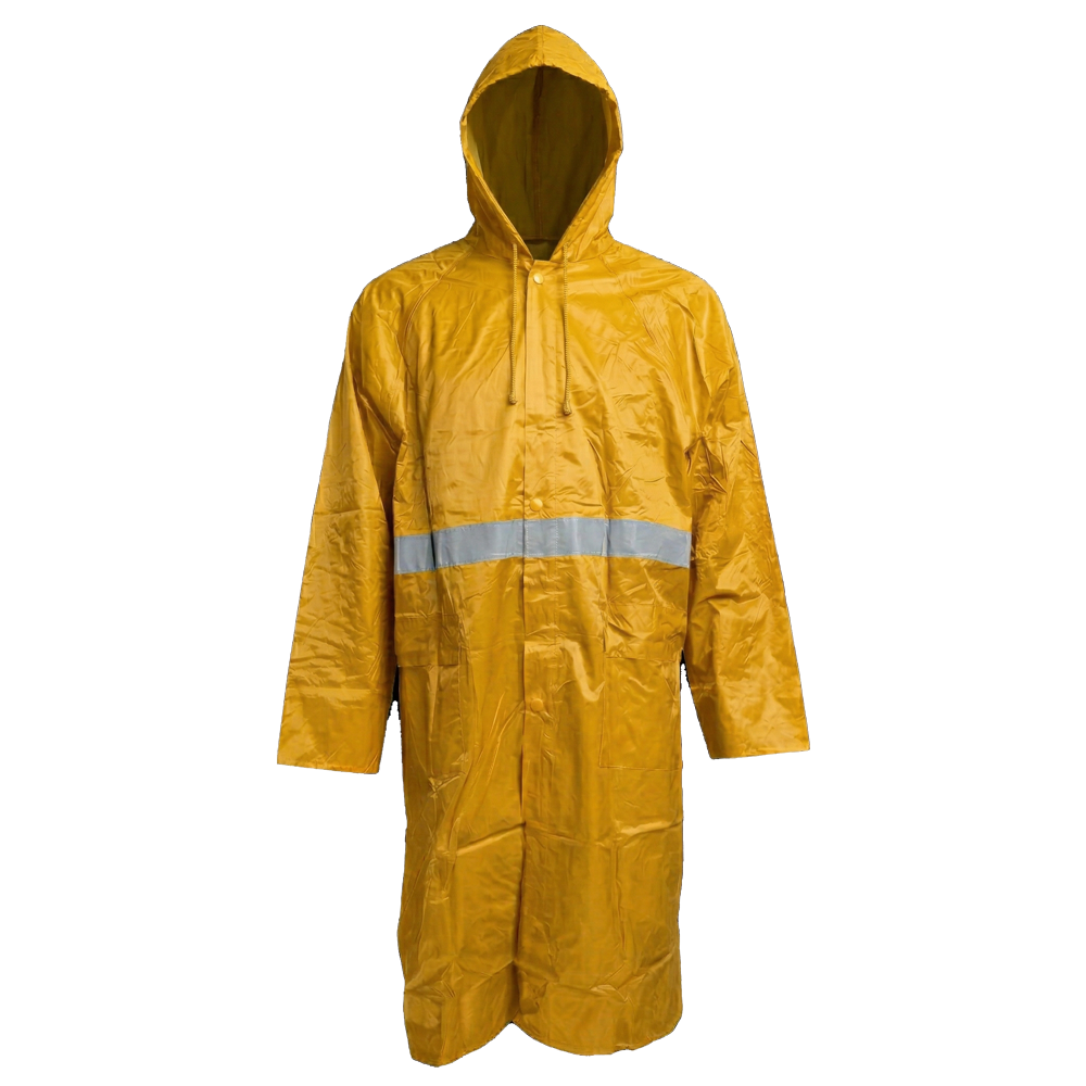 Pinnacle Oxford Rubberised Rain Coat Yellow (M – 3XL) (Pack of 2)