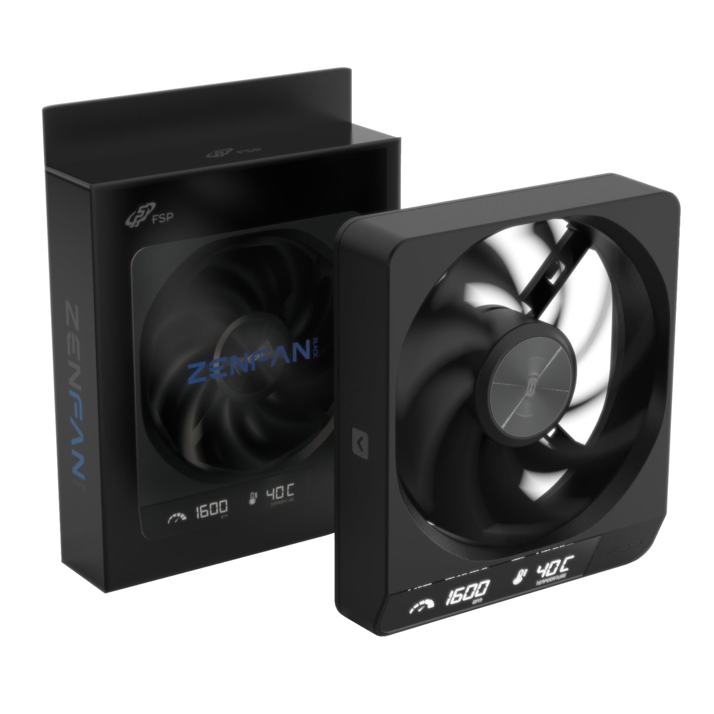 FSP ZENFAN 120mm PWM Smart Fan - Black - Guards On Duty Shop & Security Guards