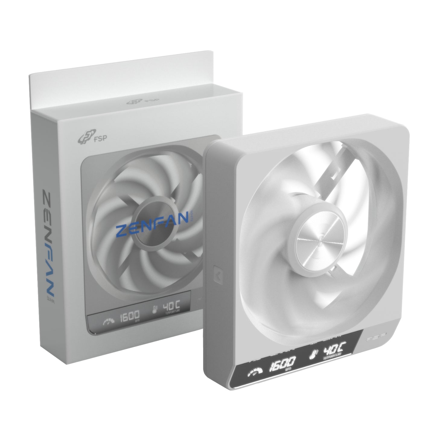 FSP ZENFAN 120mm PWM Smart Fan - White - Guards On Duty Shop & Security Guards