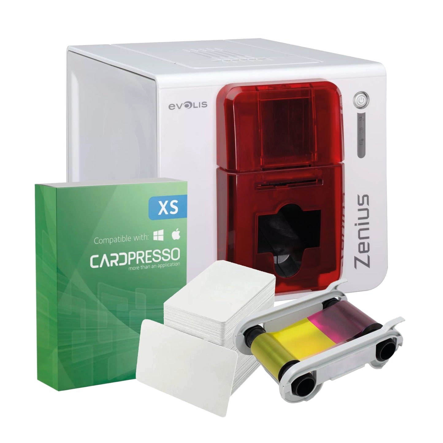 Evolis Zenius 1-Sided Card Printer GO PACK - Guards On Duty Shop & Security Guards