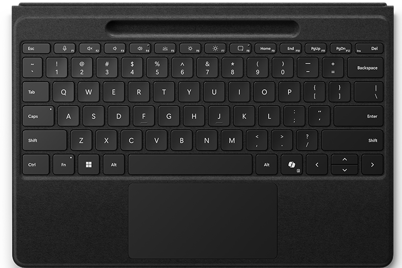 Microsoft Surface Pro Flex Type Cover - Black - No Pen Included - Keyboard - Microsoft - Accessories - Guards On Duty Shop & Security Guards