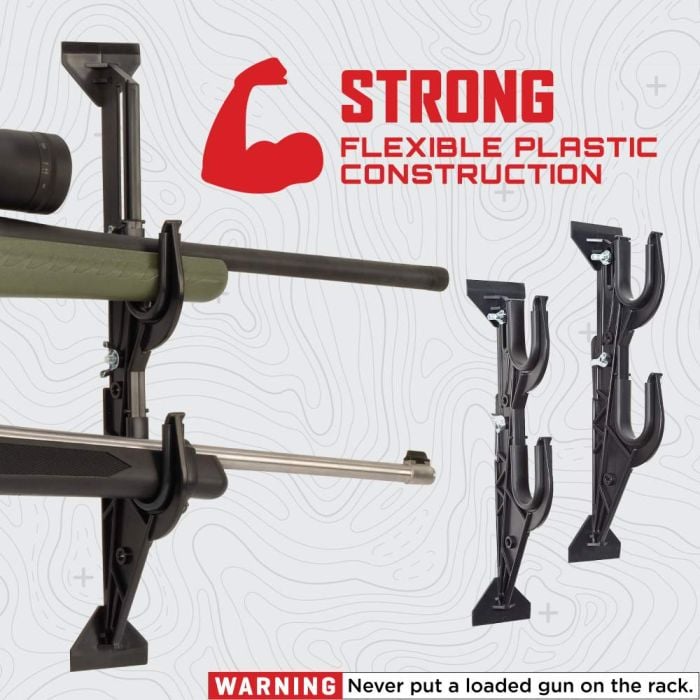 ALLEN PLASTIC GUN RACK FOR 2 GUNS