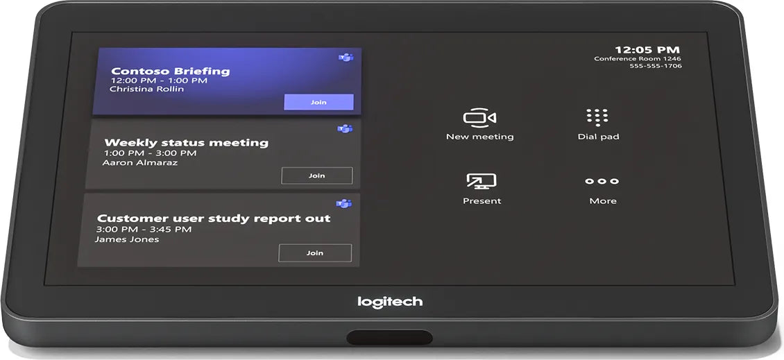 Logitech MTR on Windows Base Kit, including Tap+Cat5e, Lenovo ThinkSmart Core, + 1YR Essential