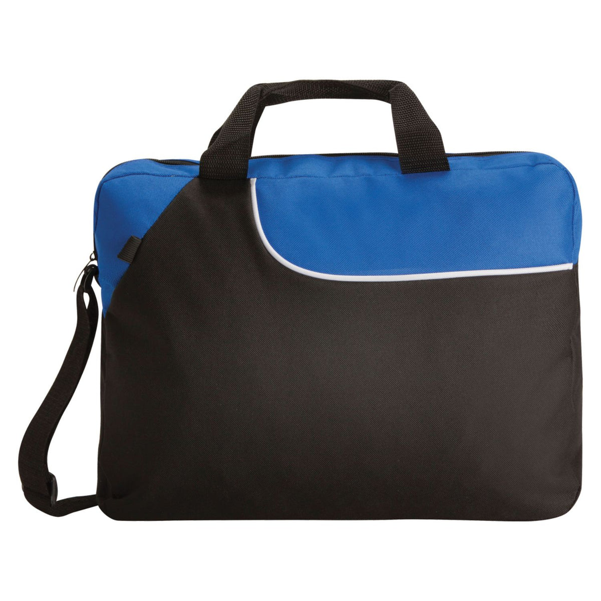Weekend Conference Bag - Black & Royal Blue