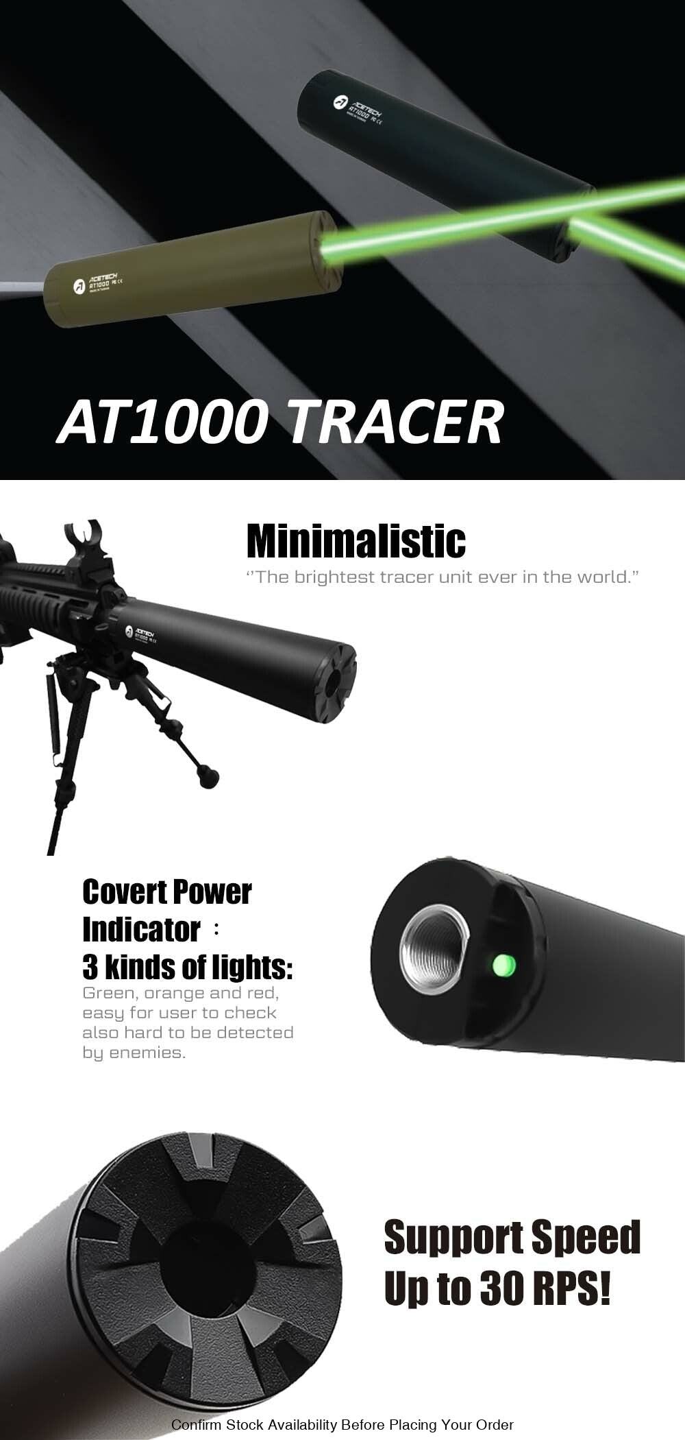 ACETE CHAT1000 TRACERS UNIT WITH SHEATH - Guards On Duty Shop