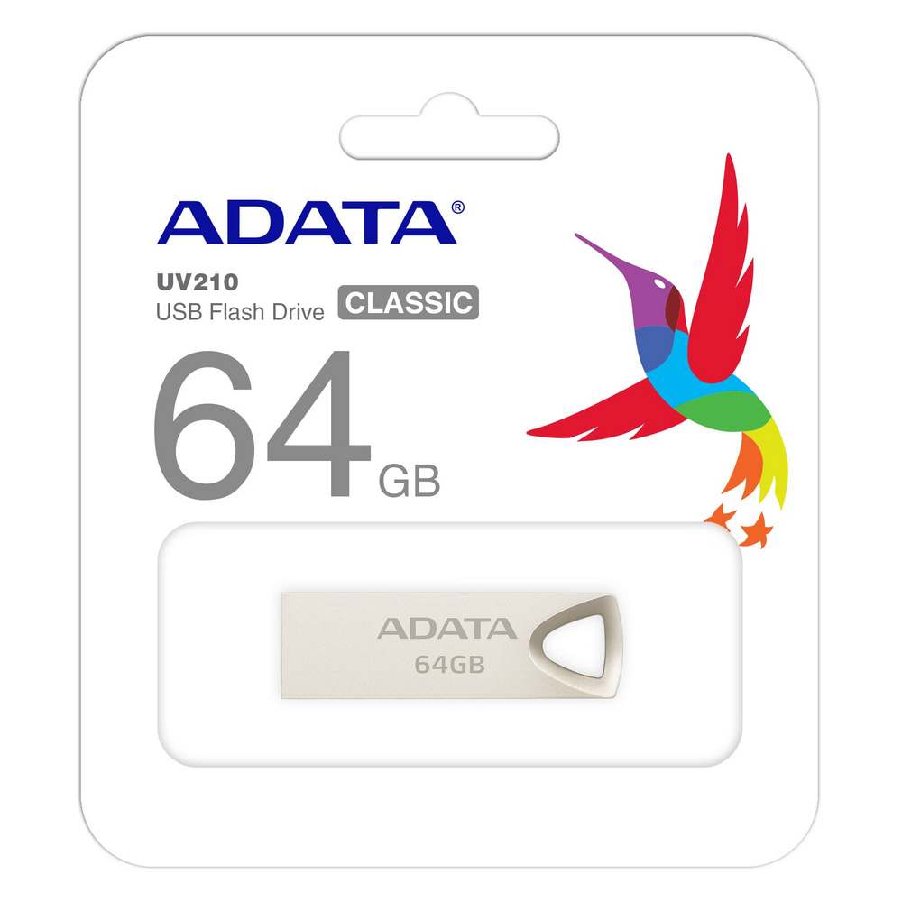 ADATA USB 2.0 METAL 64GB GOLD - Guards On Duty Shop