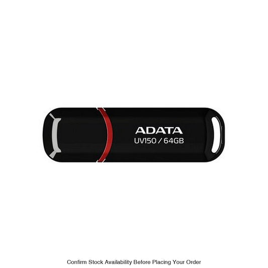ADATA UV150 USB 3.2 64GB SNAP CAP BLACK - Guards On Duty Shop