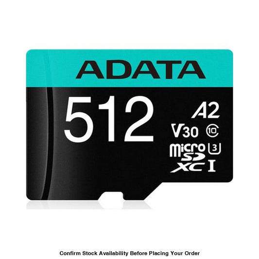 ADTAA PREMIER PRO MICROSDXC 512G UHS-I U3 CL10 (NEW) - Guards On Duty Shop