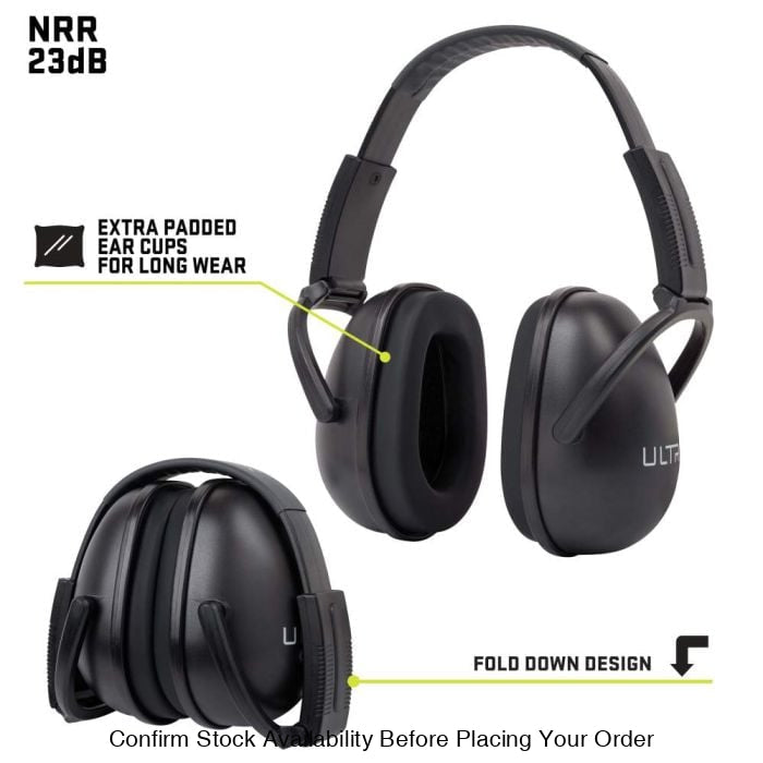 ALLEN EAR MUFFS ULTRX SOUND BLOCKER PASSIVE BLK ALLEN EAR MUFFS ULTRX SOUND BLOCKER PASSIVE BLK