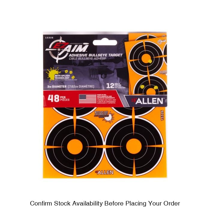 ALLEN EZ AIM ADHESIVE SPLASH BULLS EYE 3IN ALLEN EZ AIM ADHESIVE SPLASH BULLS EYE 3IN