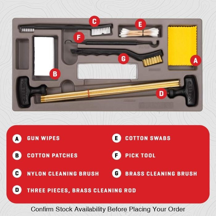 ALLEN ULTIMATE GUN CLEANING KIT 65PC ALLEN ULTIMATE GUN CLEANING KIT 65PC