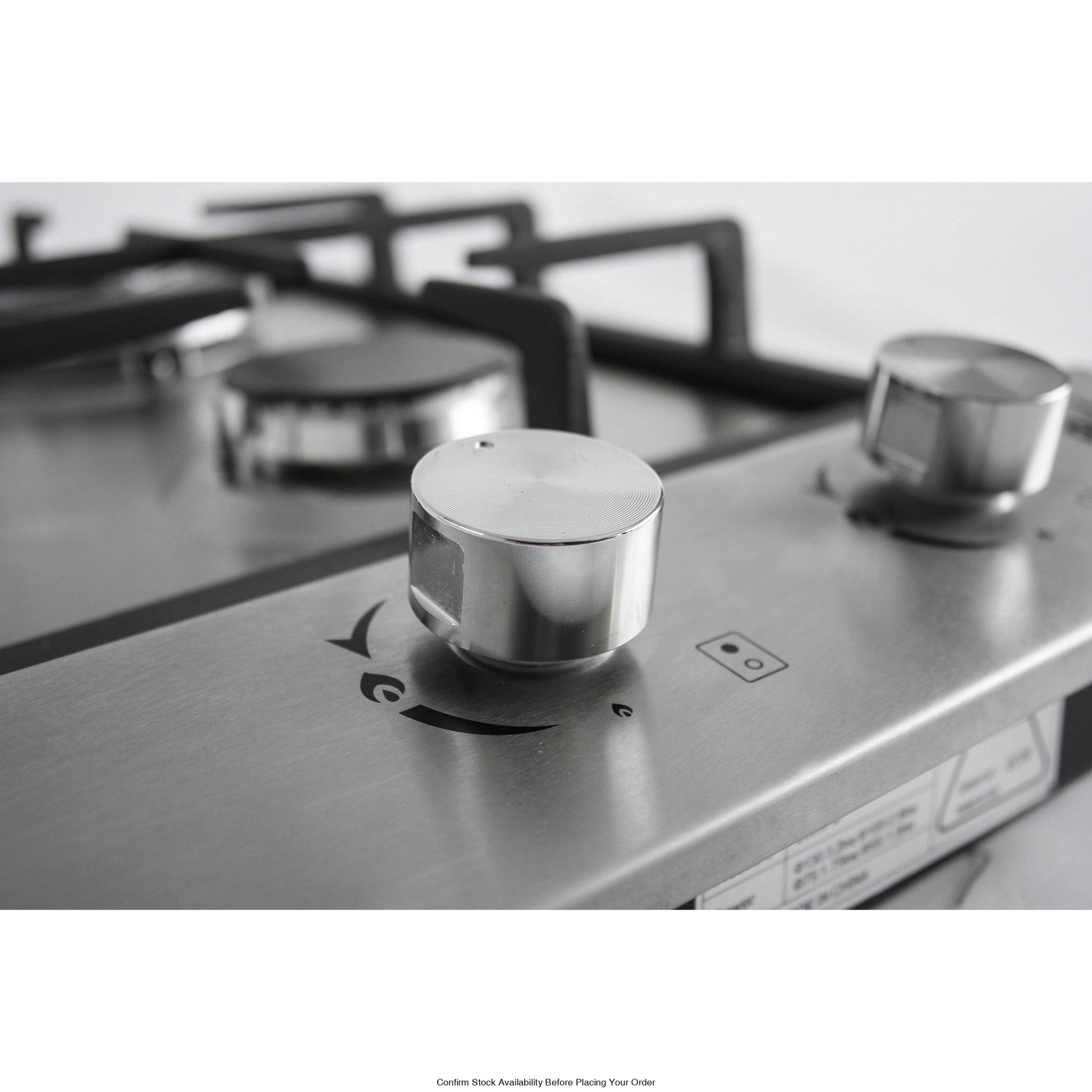 Alva 30cm 2-Burner Gas Hob - Stainless Steel - Alva 2-Burner Gas Hob