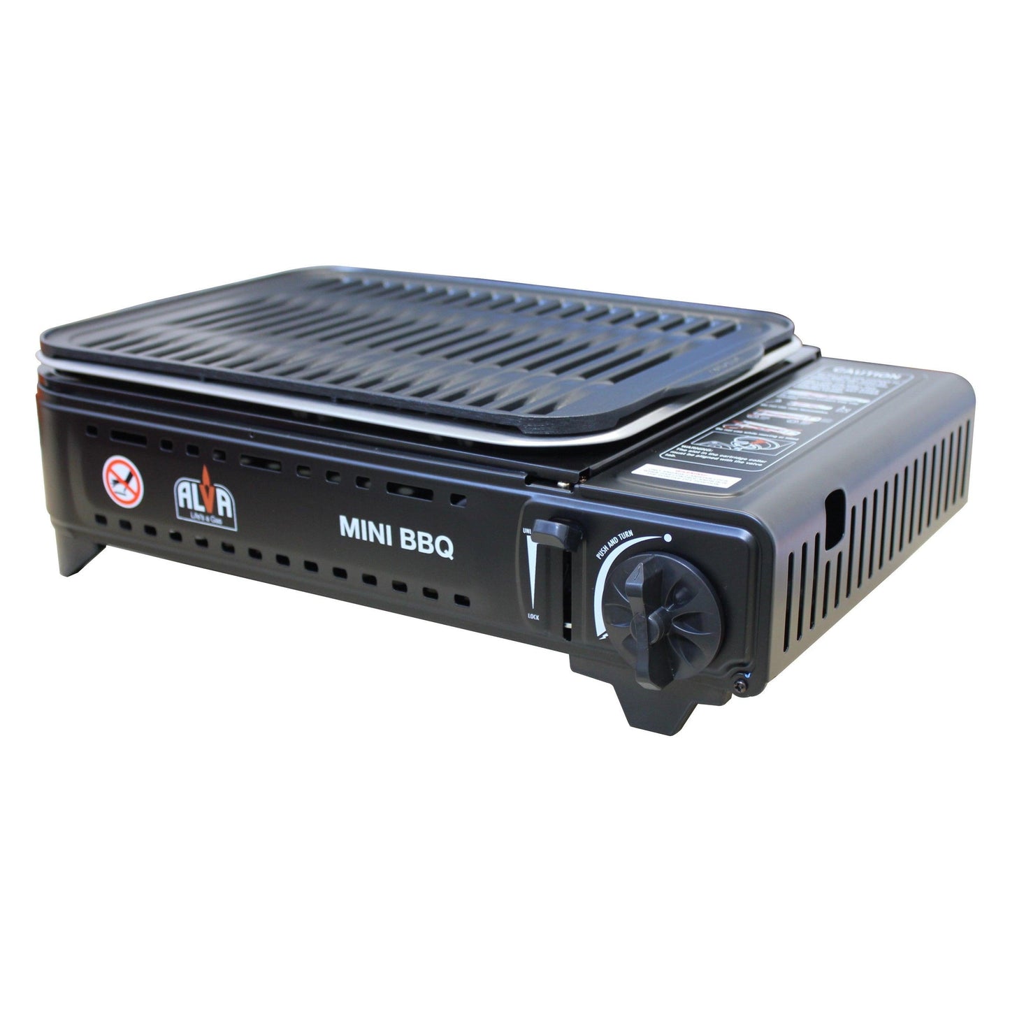 Alva Butane Canister Mini BBQ Cooker + Carry Case - Alva Butane Canister Mini BBQ