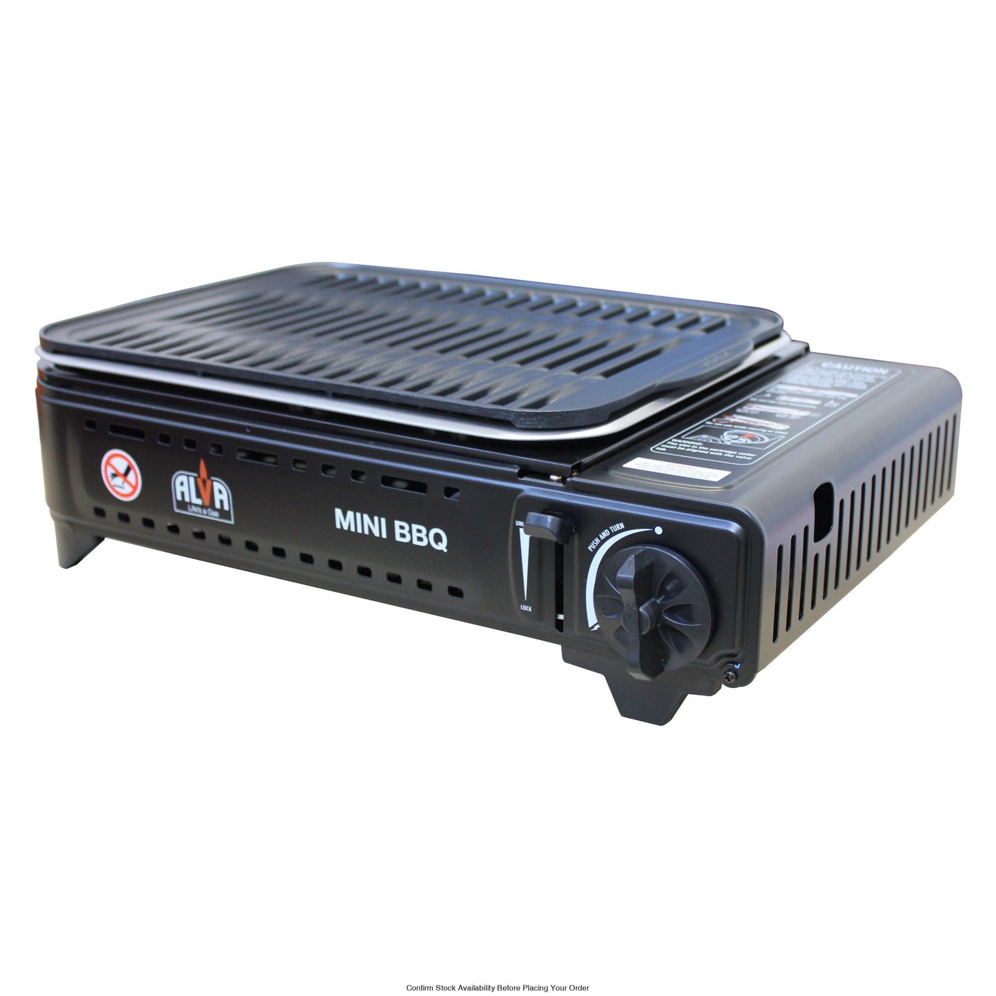 Alva Butane Canister Mini BBQ Cooker + Carry Case - Alva Butane Canister Mini BBQ