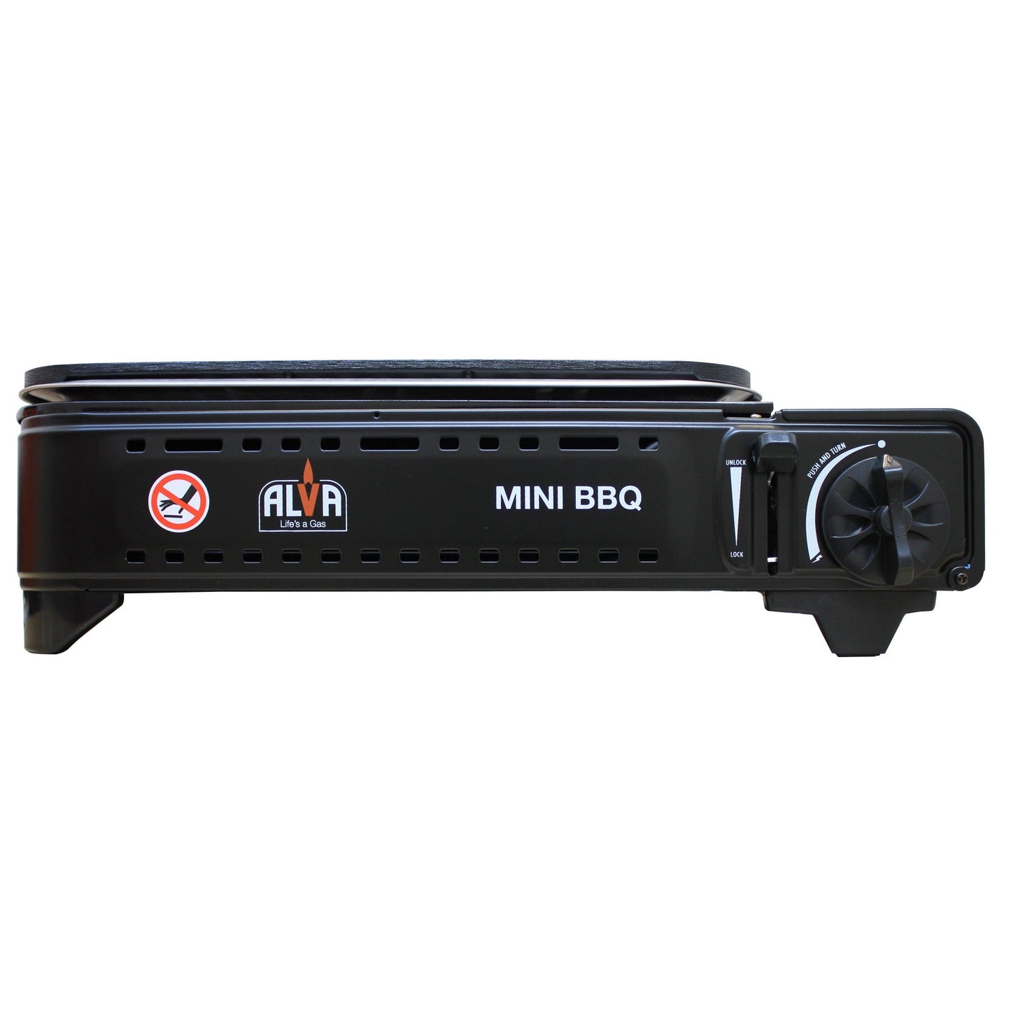 Alva Butane Canister Mini BBQ Cooker + Carry Case - Alva Butane Canister Mini BBQ