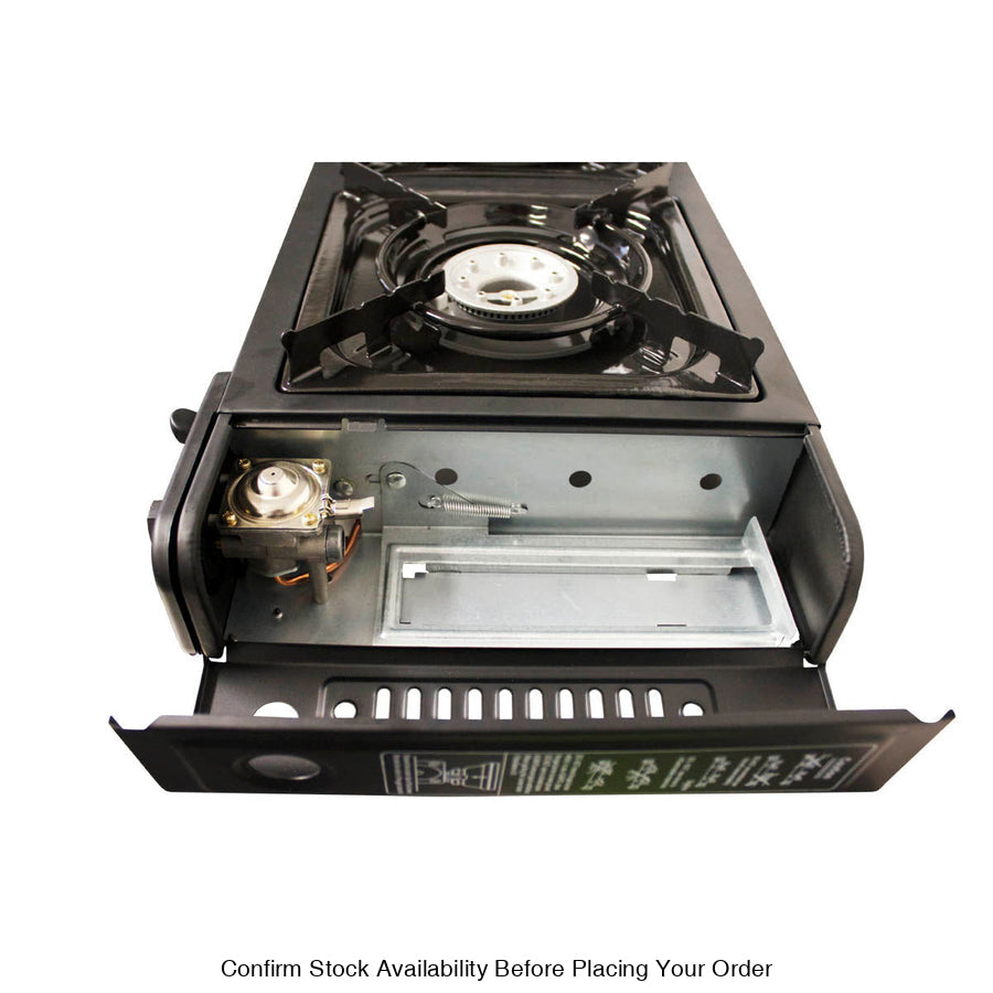Alva Double Burner Butane Canister Stove - Alva Double Burner Butane Canister Stove