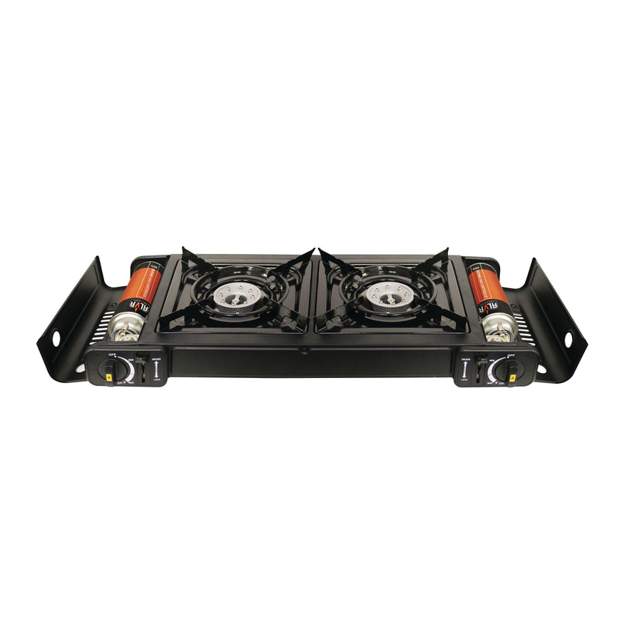 Alva Double Burner Butane Canister Stove - Alva Double Burner Butane Canister Stove