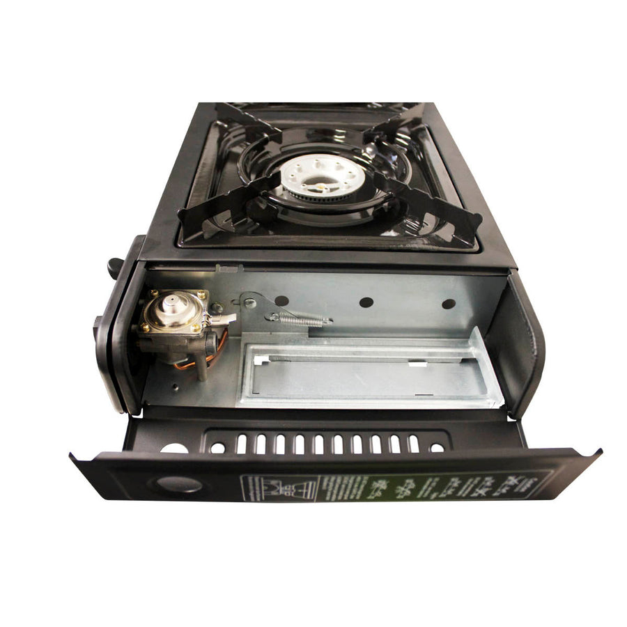 Alva Double Burner Butane Canister Stove - Alva Double Burner Butane Canister Stove