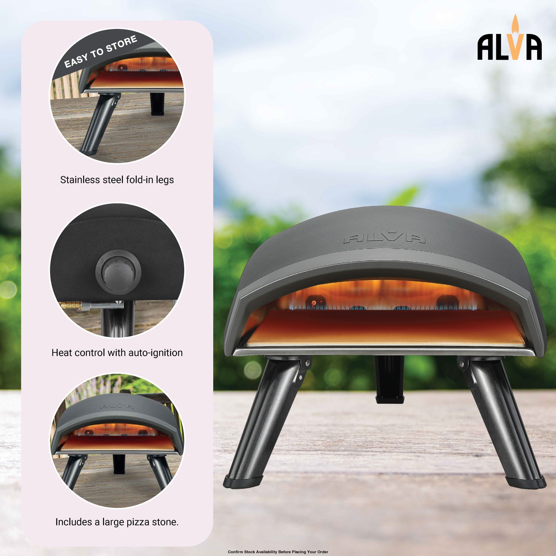 Alva Gas Pizza Oven - Presto - Alva Gas Pizza Oven Presto