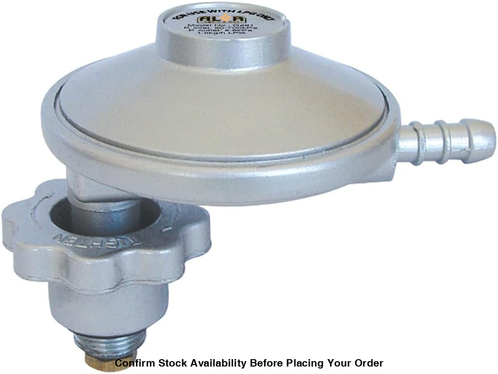 Alva L-Shape Gas Regulator & 1.2m Hose Kit - Alva L-Shape Gas Regulator