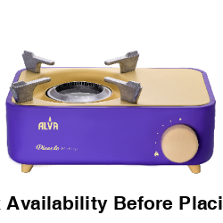 Alva Mini Butane Canister Stove Blueberry - Alva Mini Butane Canister Stove