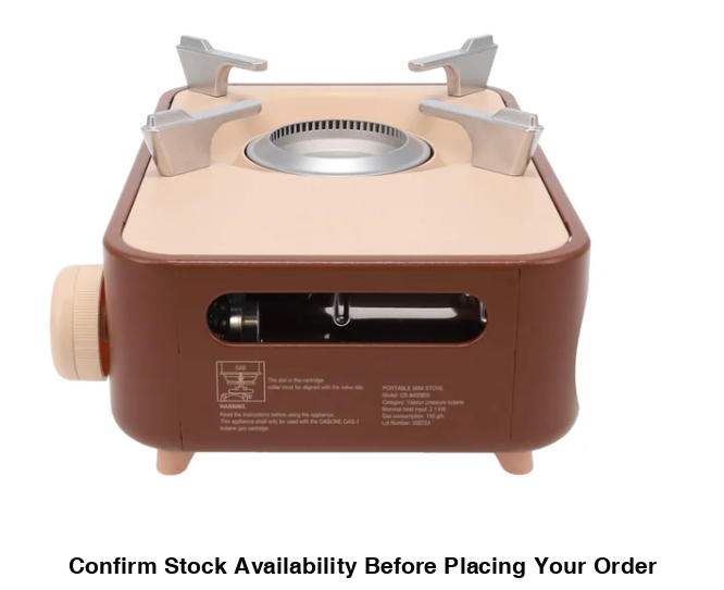 Alva Mini Butane Canister Stove Choco - Alva Mini Butane Canister Stove Choco