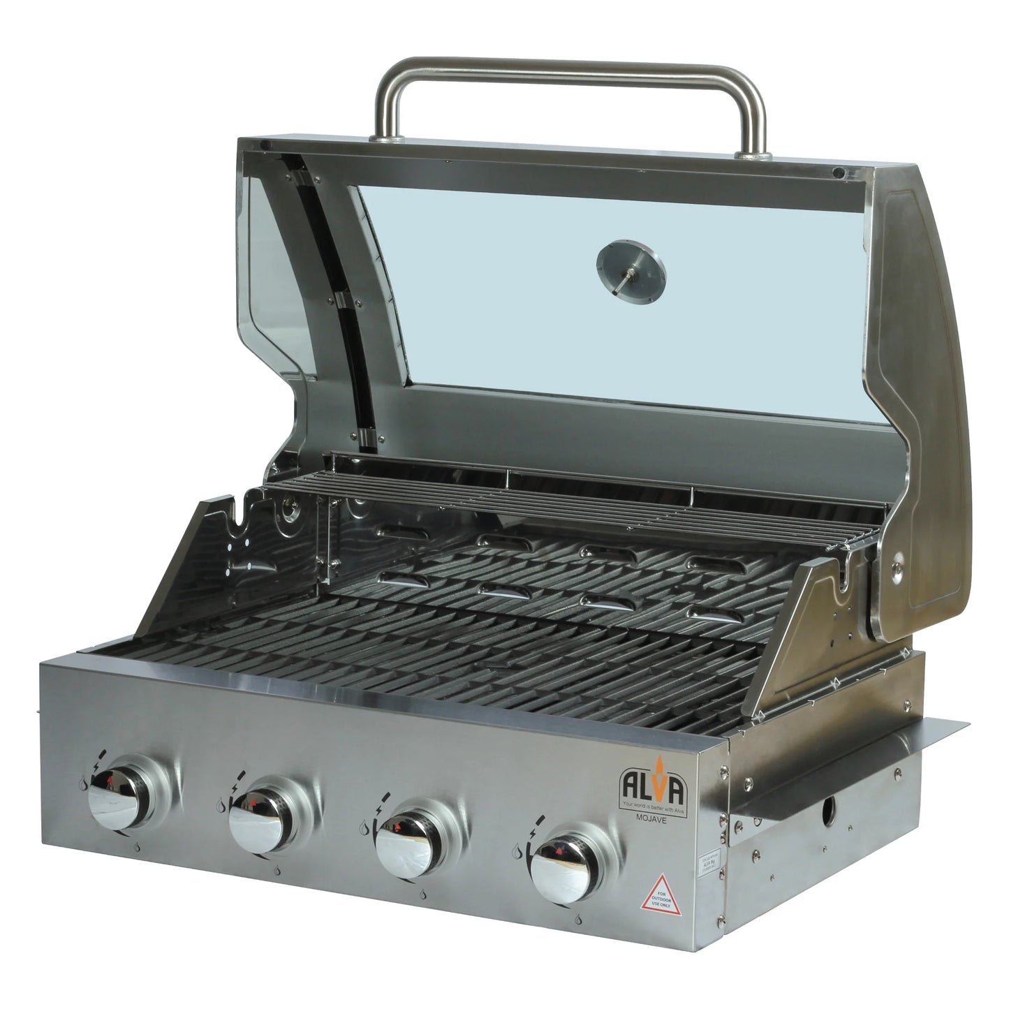 Alva Mojave 4-Burner Drop-In Gas BBQ - Guards On Duty Shop & Security Guards