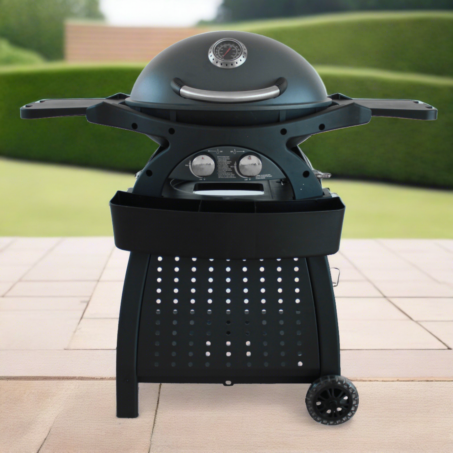 Alva Mondo 2-Burner Gas BBQ & Cart - Alva Mondo 2-Burner Gas BBQ