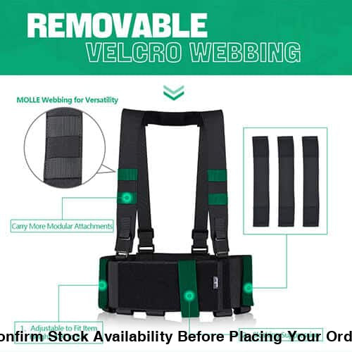 Amomax AM-CR001 9 Pouch Low Profile Chest Rig - Guards On Duty Shop
