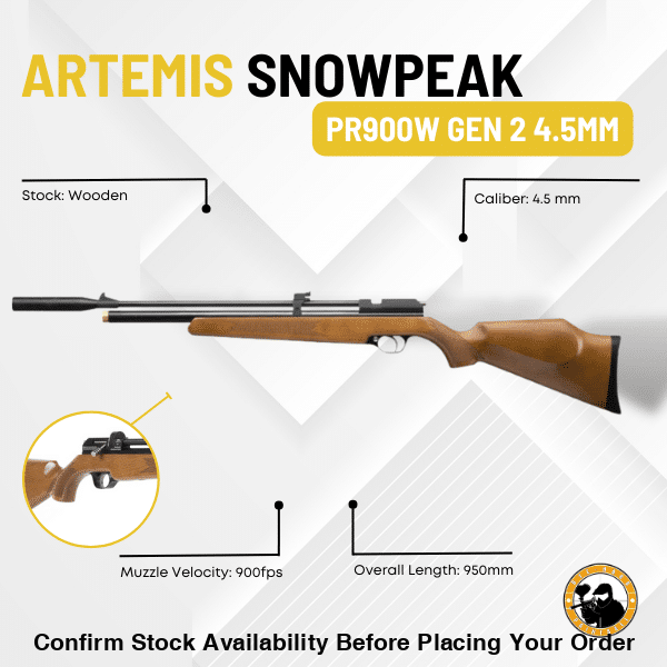 Artemis SnowPeak PR900W Gen 2 4.5mm Wood